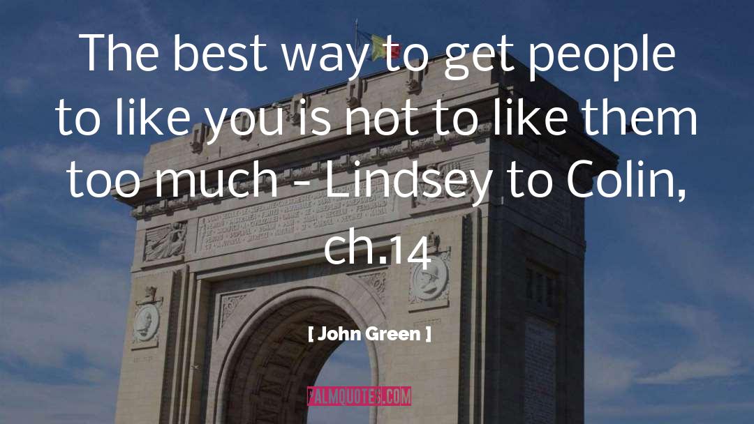 Lawanda Lindsey quotes by John Green