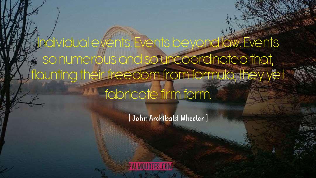 Laws Of Nature quotes by John Archibald Wheeler