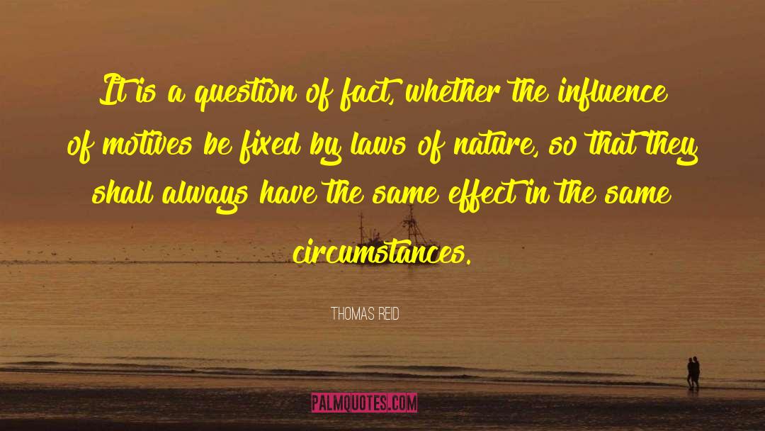 Laws Of Nature quotes by Thomas Reid