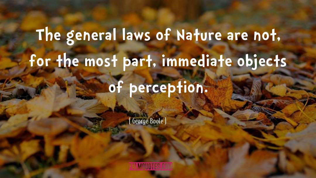 Laws Of Nature quotes by George Boole