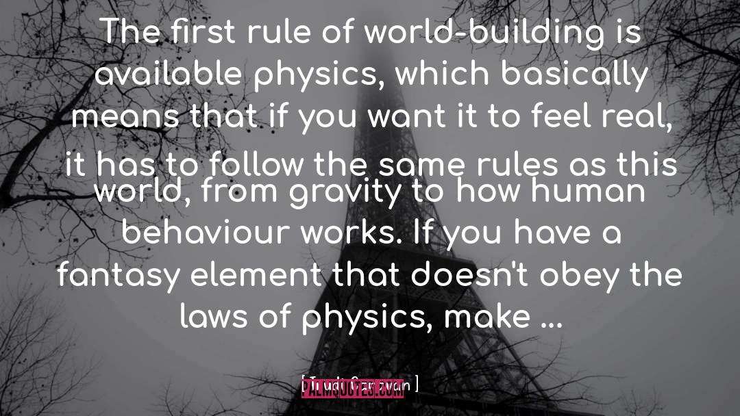 Laws Of Physics quotes by Trudi Canavan