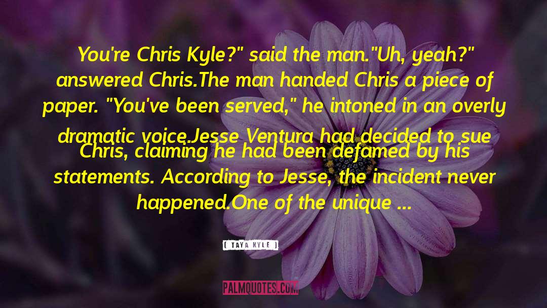 Lawsuit quotes by Taya Kyle