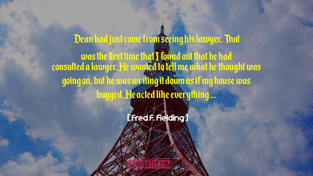 Lawyer Joke quotes by Fred F. Fielding