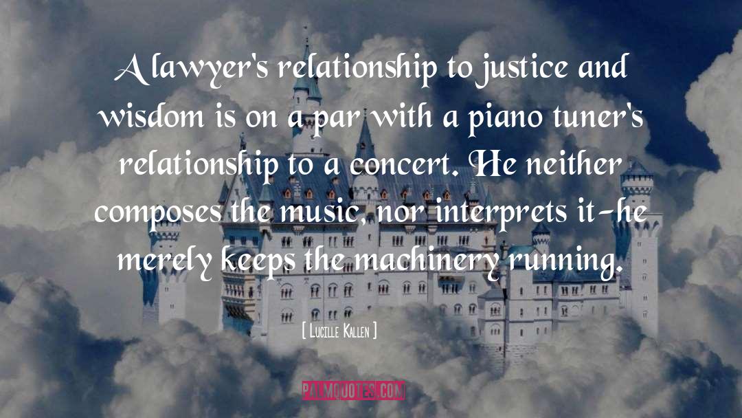 Lawyers quotes by Lucille Kallen