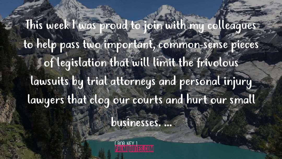 Lawyers quotes by Bob Ney