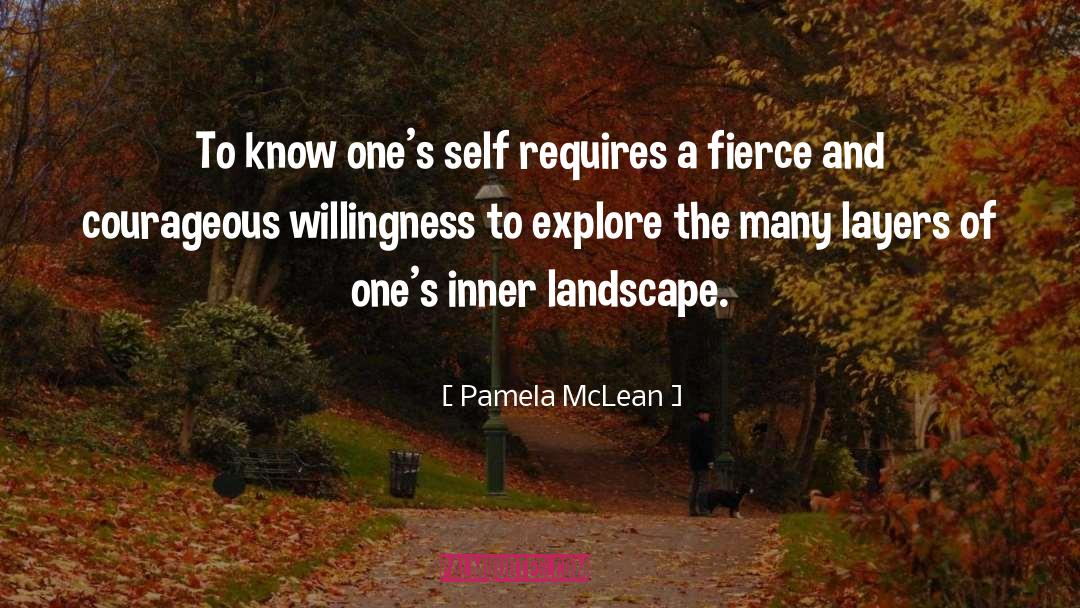 Layers quotes by Pamela McLean