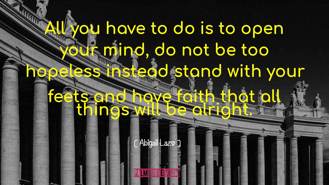 Lazo quotes by Abigail Lazo