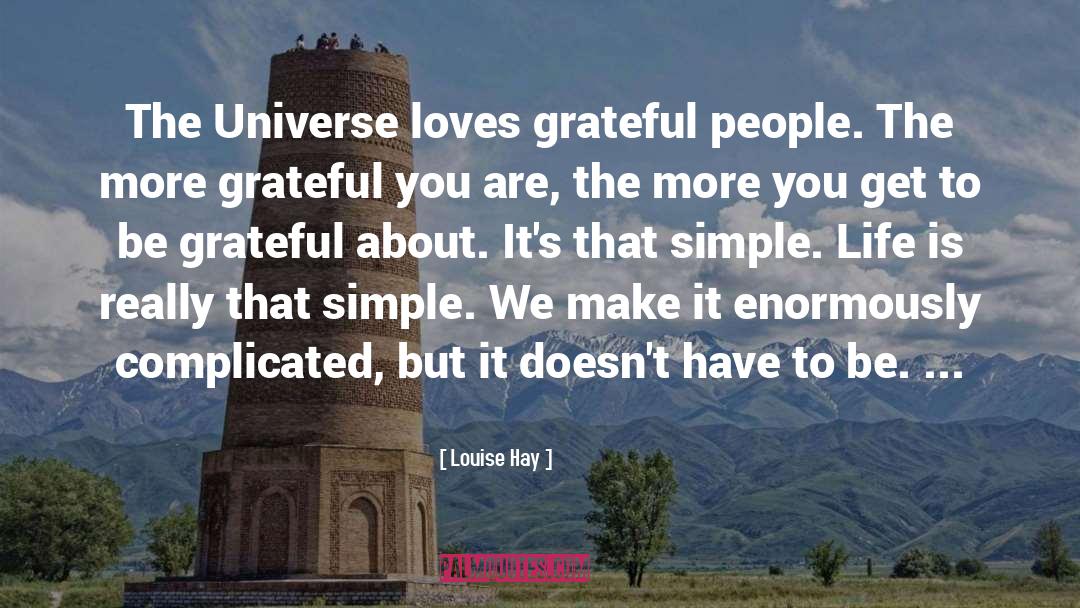 Lds Grateful quotes by Louise Hay