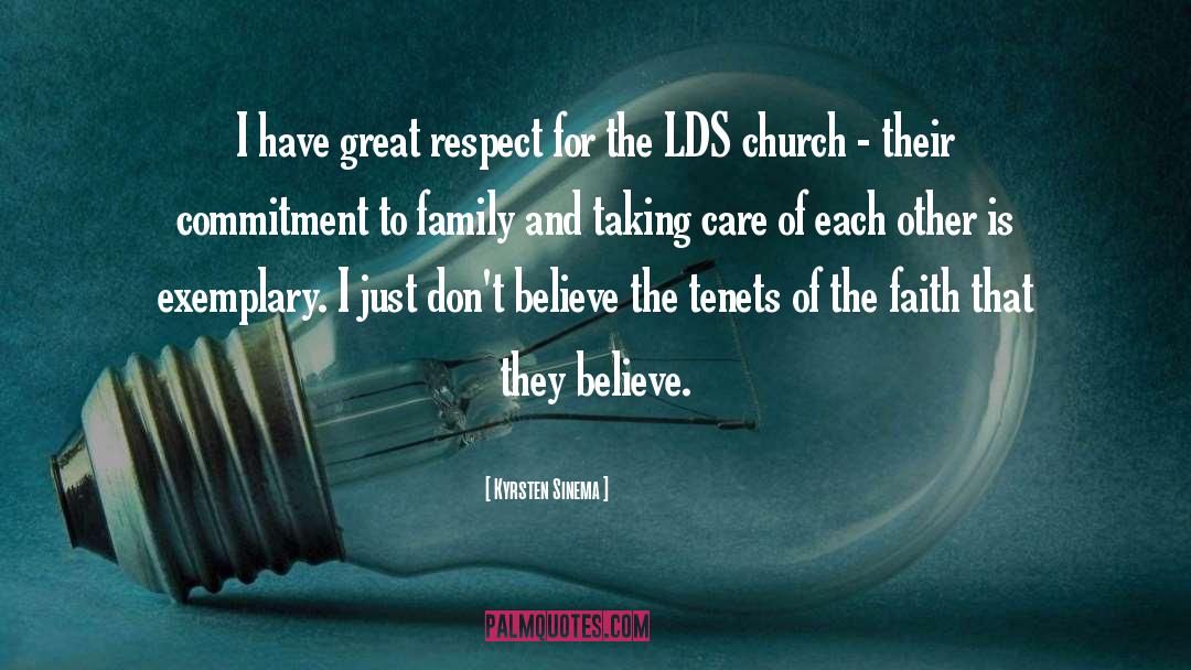 Lds quotes by Kyrsten Sinema