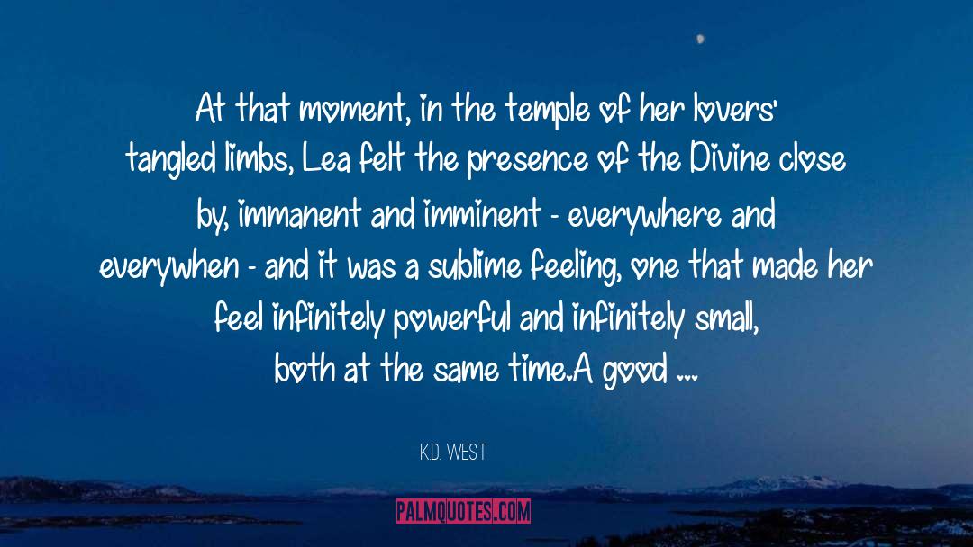 Lea quotes by K.D. West