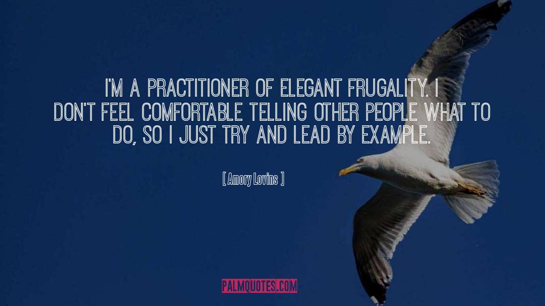 Lead By Example quotes by Amory Lovins