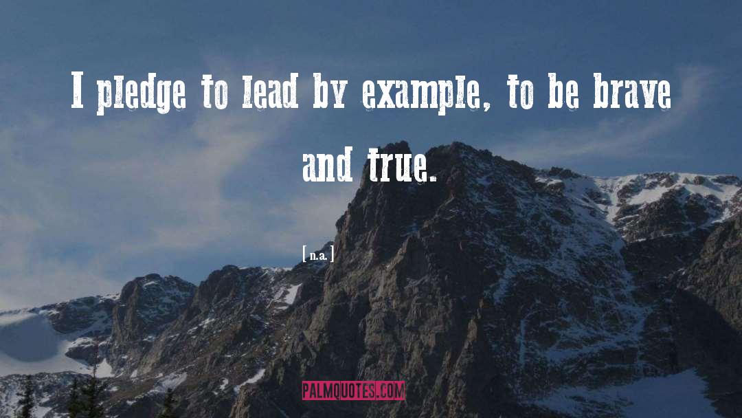 Lead By Example quotes by N.a.