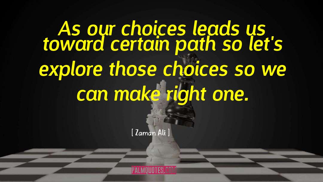 Lead Characters quotes by Zaman Ali