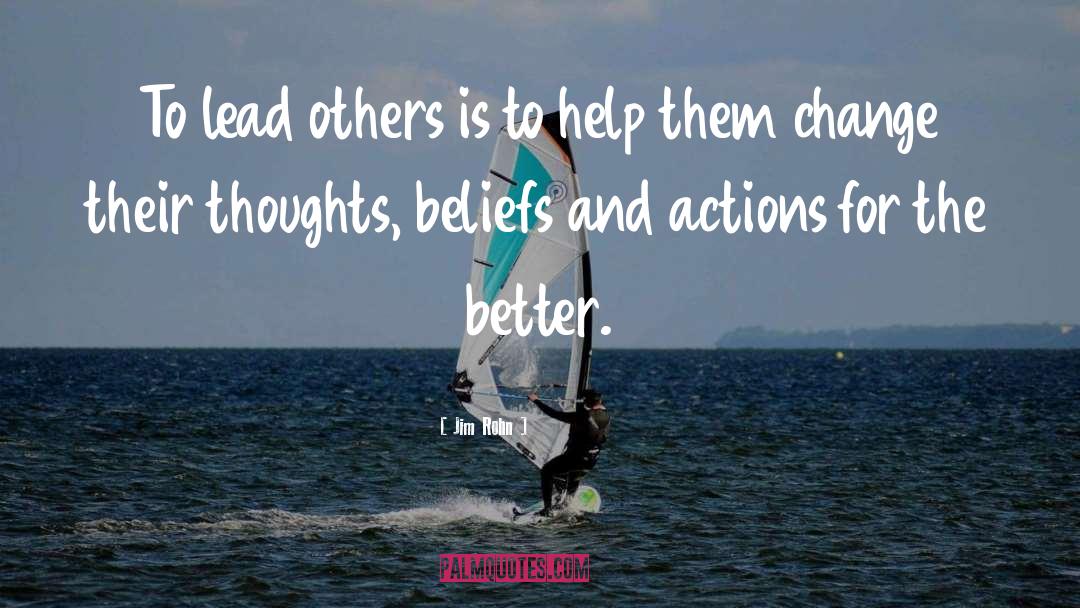 Lead Others quotes by Jim Rohn