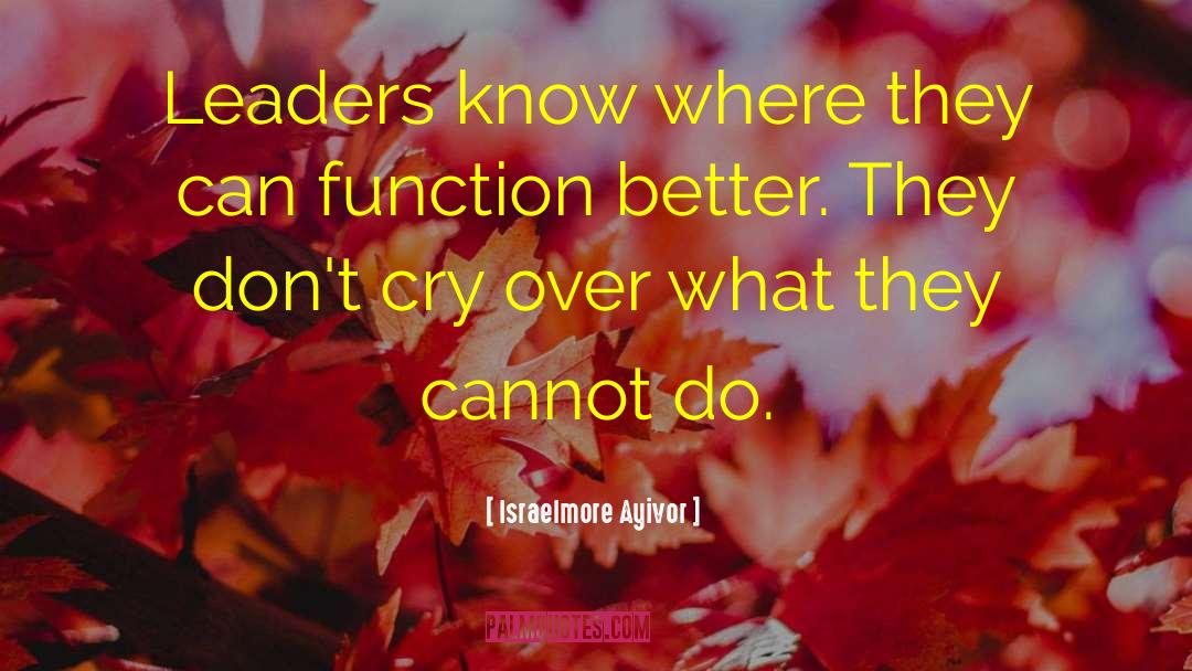 Lead People quotes by Israelmore Ayivor