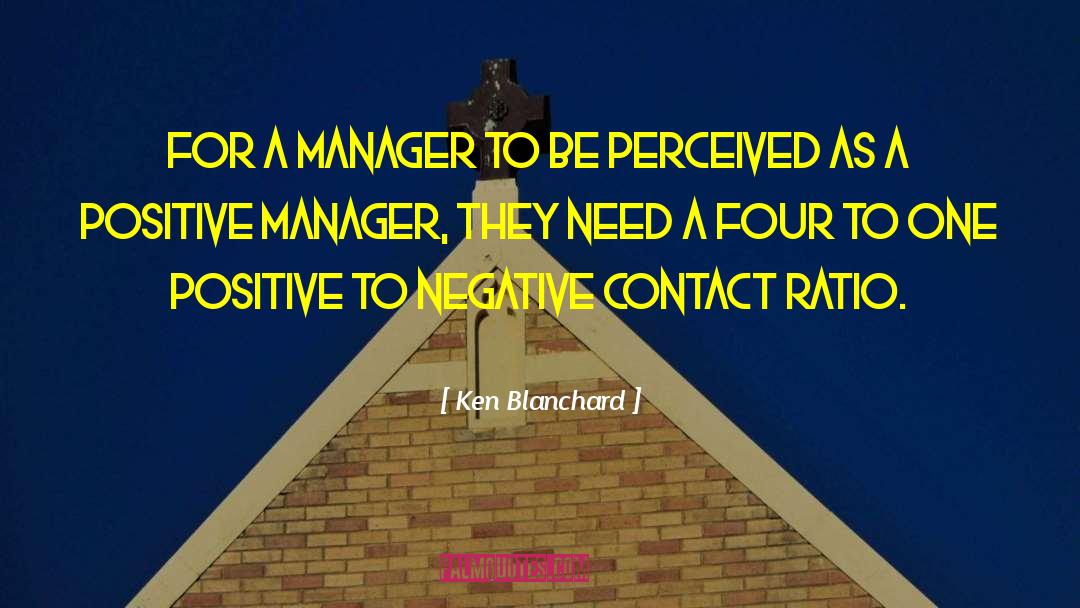 Leader Vs Manager quotes by Ken Blanchard