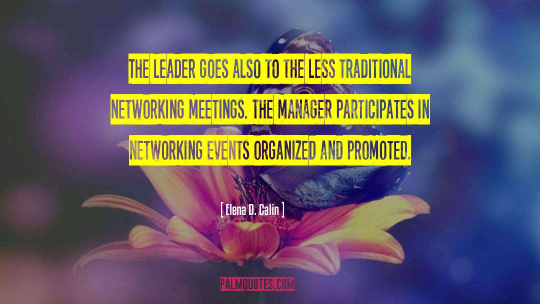 Leader Vs Manager quotes by Elena D. Calin