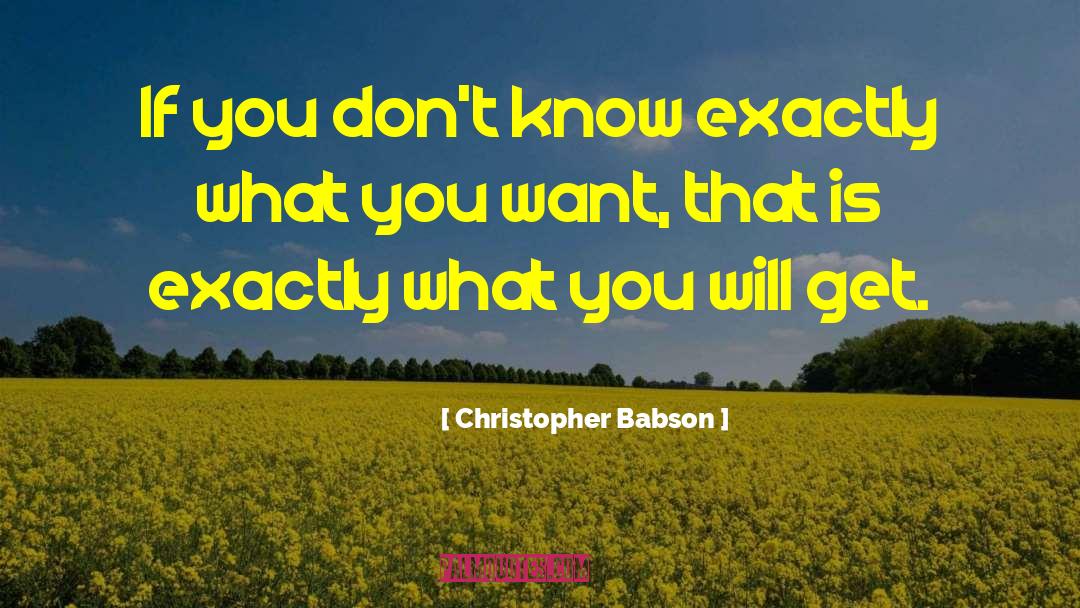 Leaderaship Development quotes by Christopher Babson