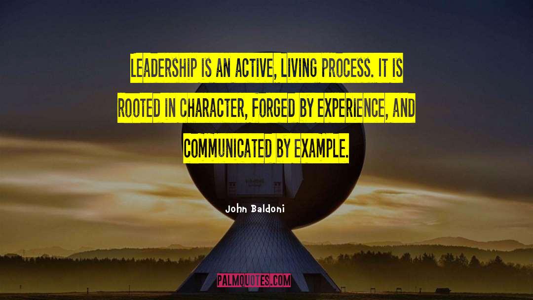 Leadership And Management quotes by John Baldoni