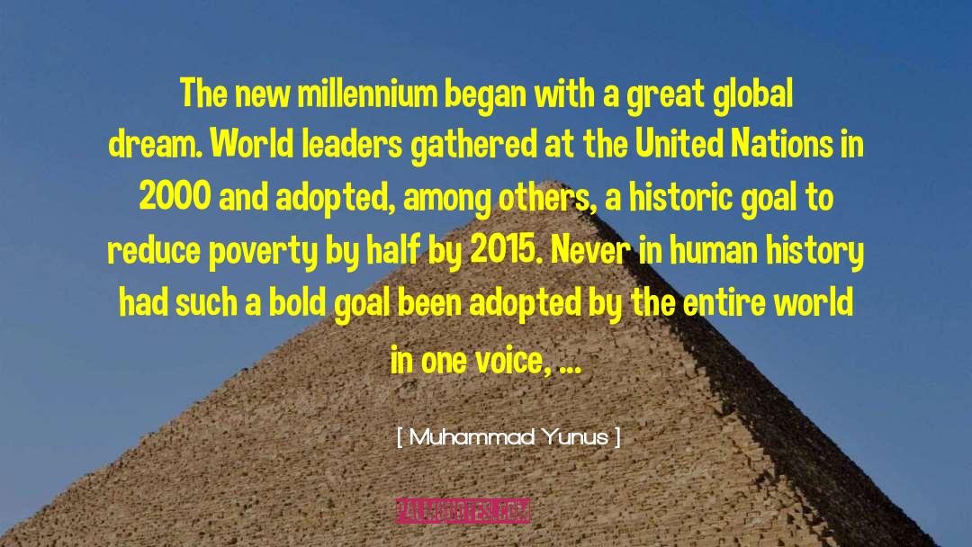 Leadership By Great Leaders quotes by Muhammad Yunus