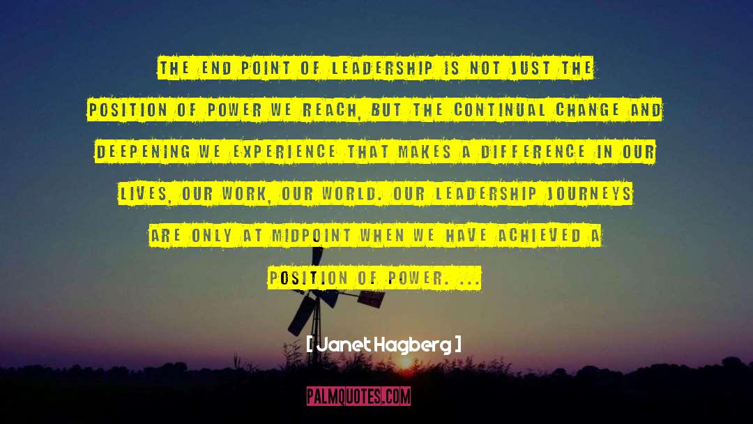 Leadership Consulting quotes by Janet Hagberg