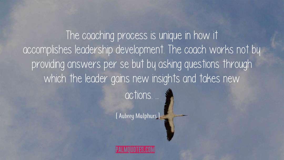 Leadership Development quotes by Aubrey Malphurs