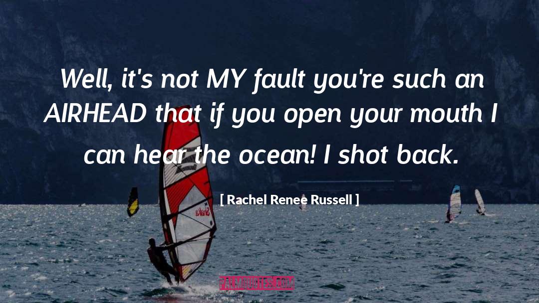 Leadership Fault quotes by Rachel Renee Russell