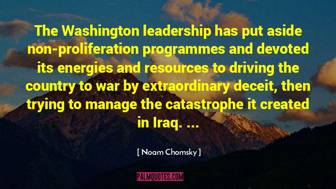 Leadership Position quotes by Noam Chomsky