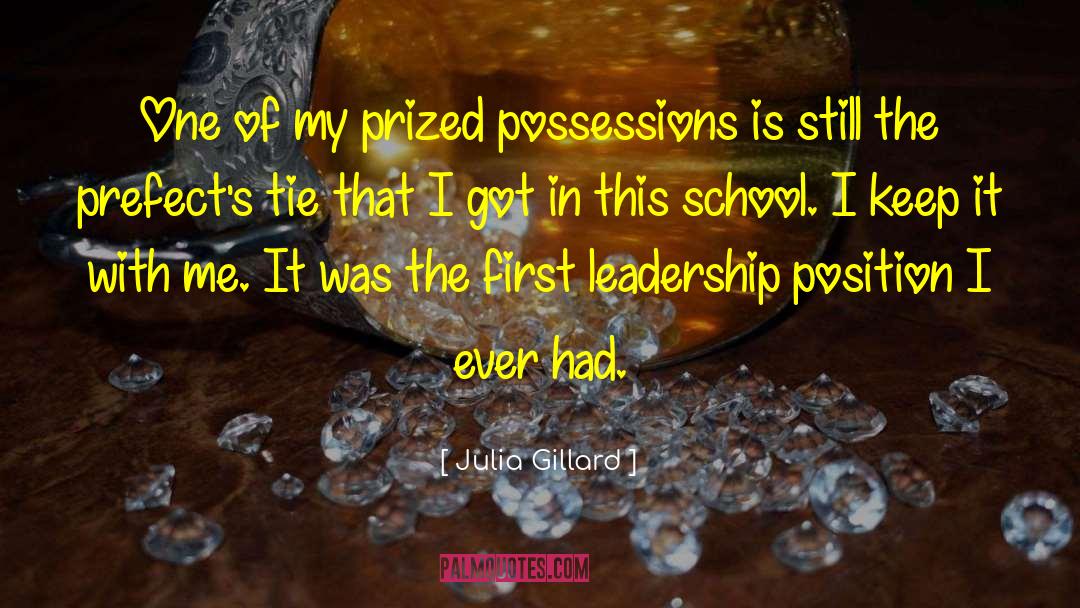 Leadership Position quotes by Julia Gillard