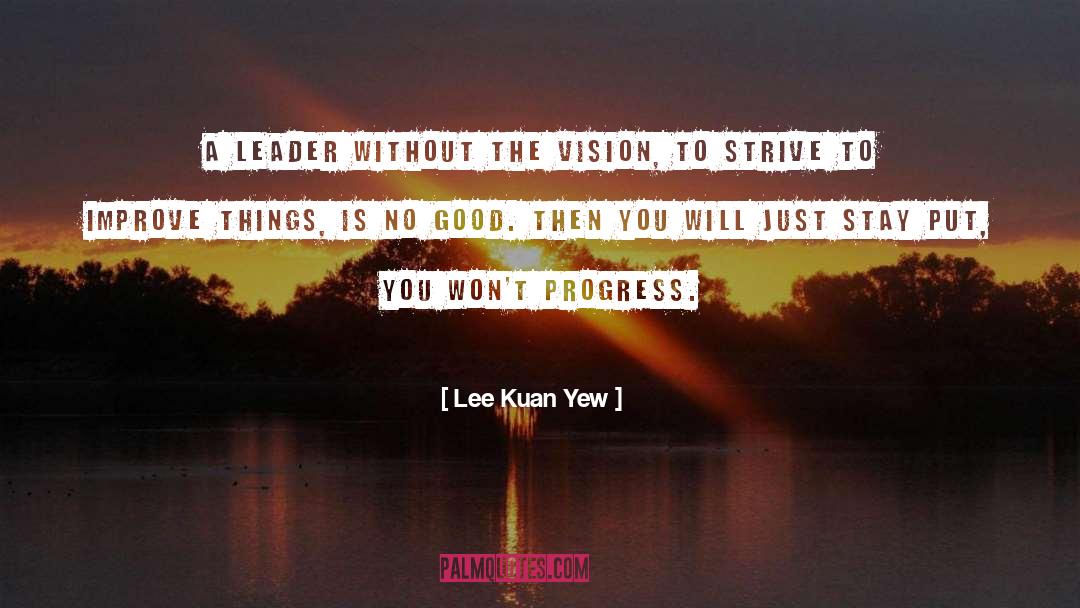 Leadership Potential quotes by Lee Kuan Yew