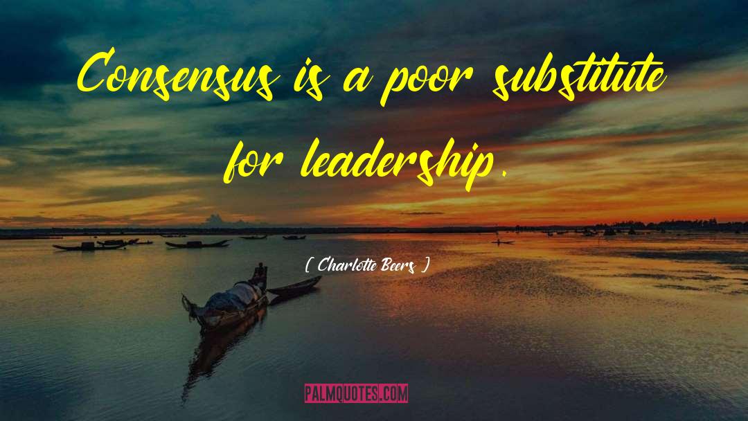 Leadership Quality quotes by Charlotte Beers