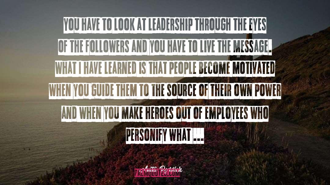 Leadership Quality quotes by Anita Roddick