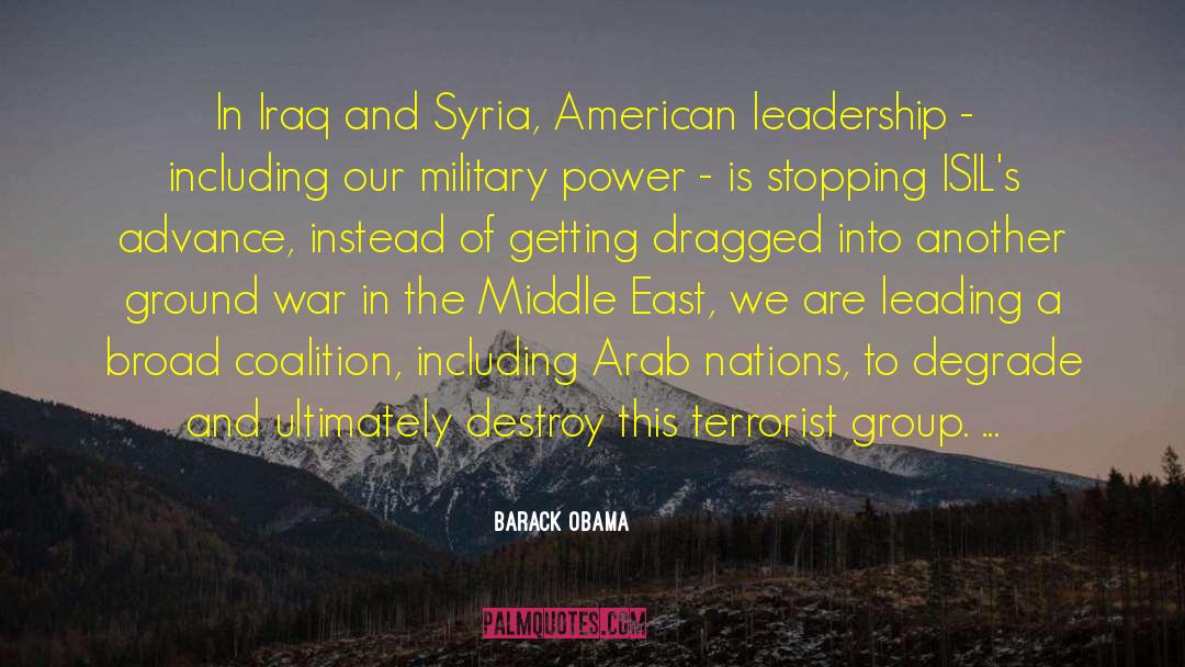 Leadership Speaker quotes by Barack Obama