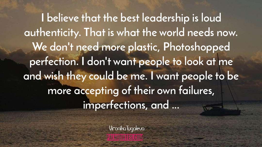 Leadership Speech quotes by Vironika Tugaleva