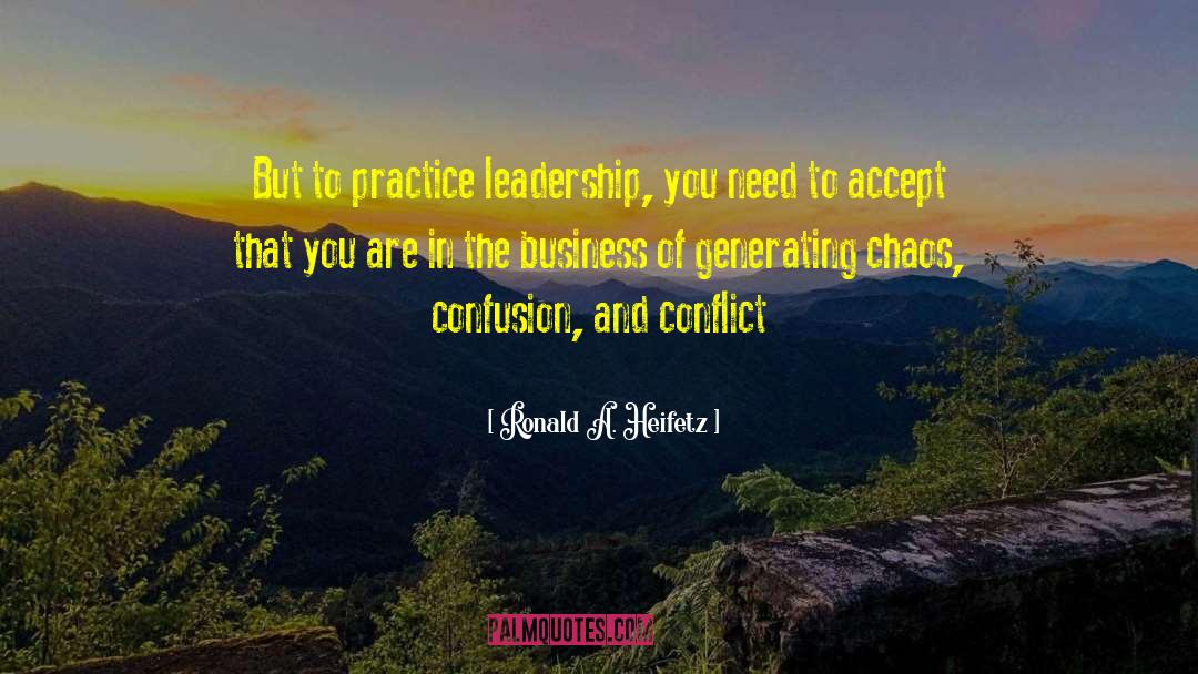 Leadership Speech quotes by Ronald A. Heifetz