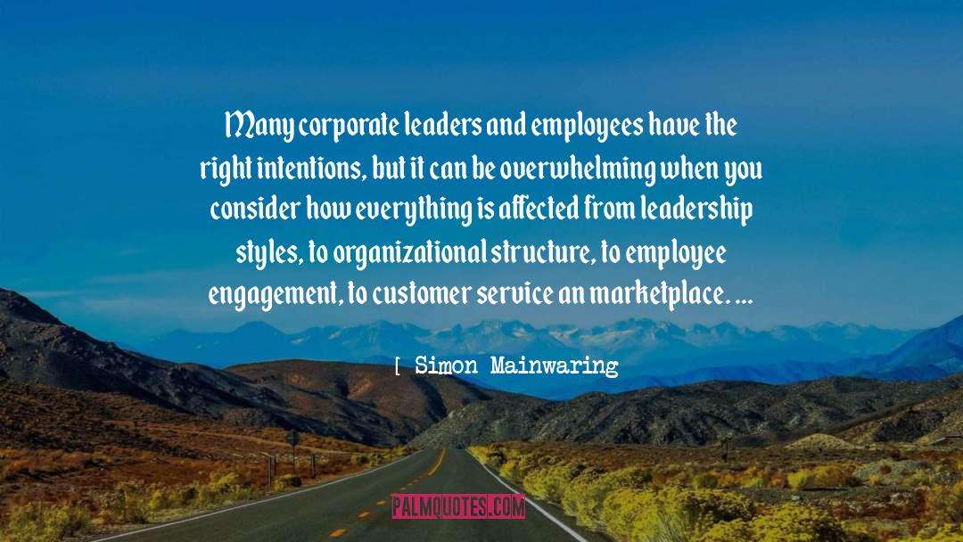 Leadership Styles quotes by Simon Mainwaring