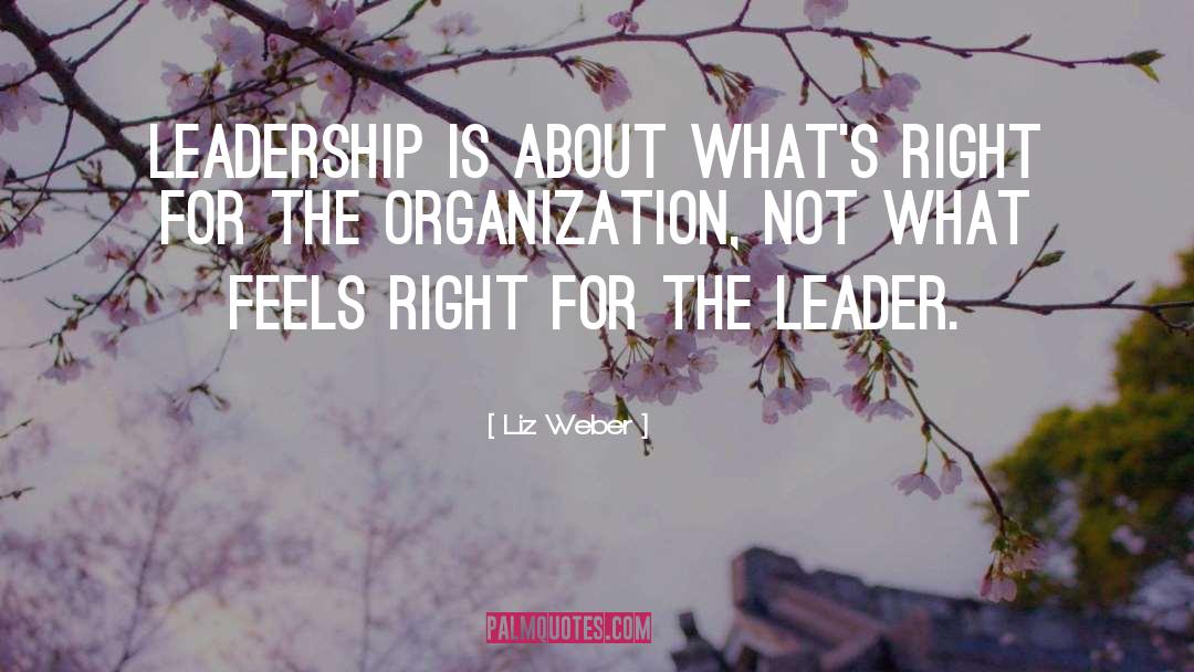 Leadership Team Development quotes by Liz Weber