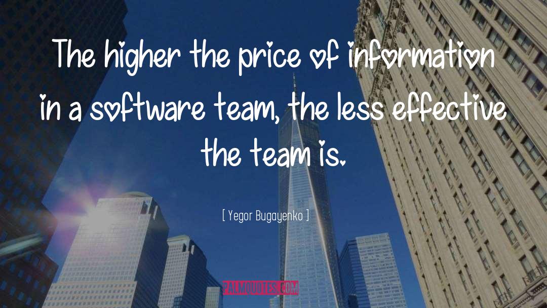 Leadership Team Development quotes by Yegor Bugayenko