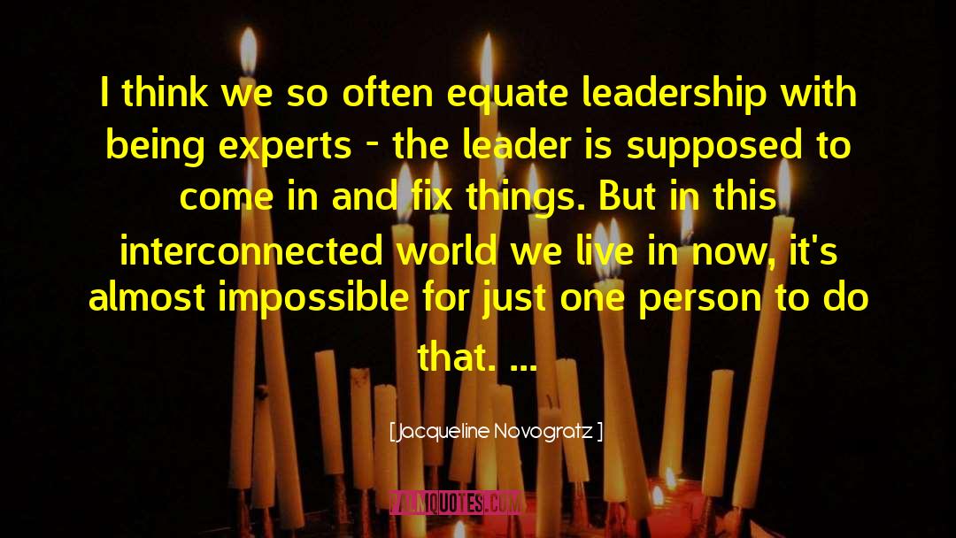 Leadership Training quotes by Jacqueline Novogratz