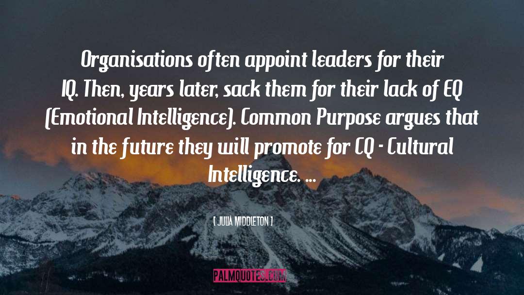 Leadership Training quotes by Julia Middleton