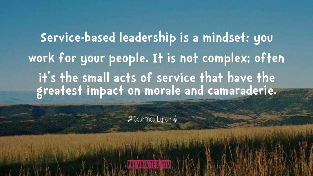 Leadership Traits quotes by Courtney Lynch