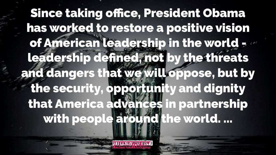 Leadership Vision quotes by John O. Brennan