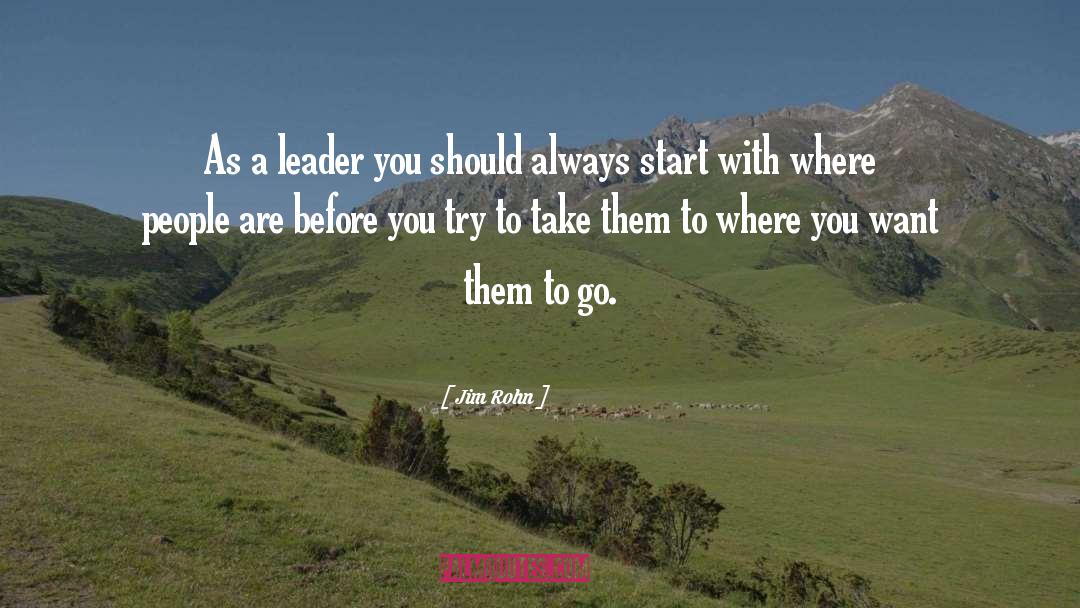 Leadership Vision quotes by Jim Rohn