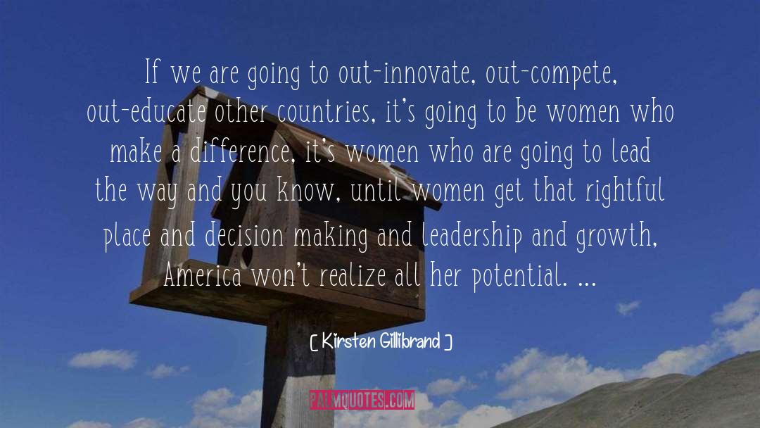 Leadership Women Nucleus quotes by Kirsten Gillibrand