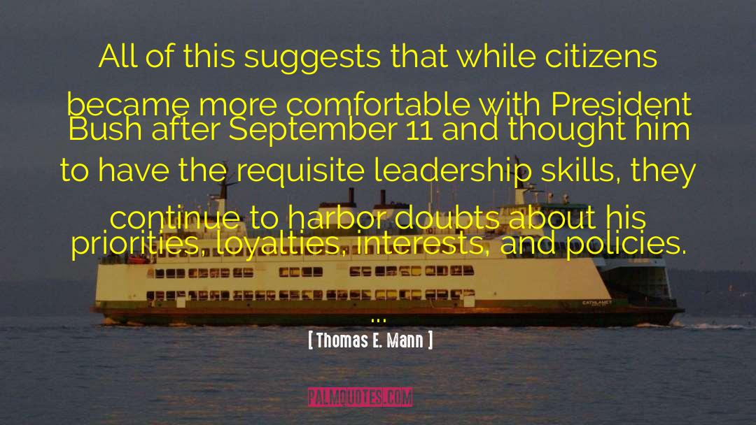 Leadership Zone quotes by Thomas E. Mann