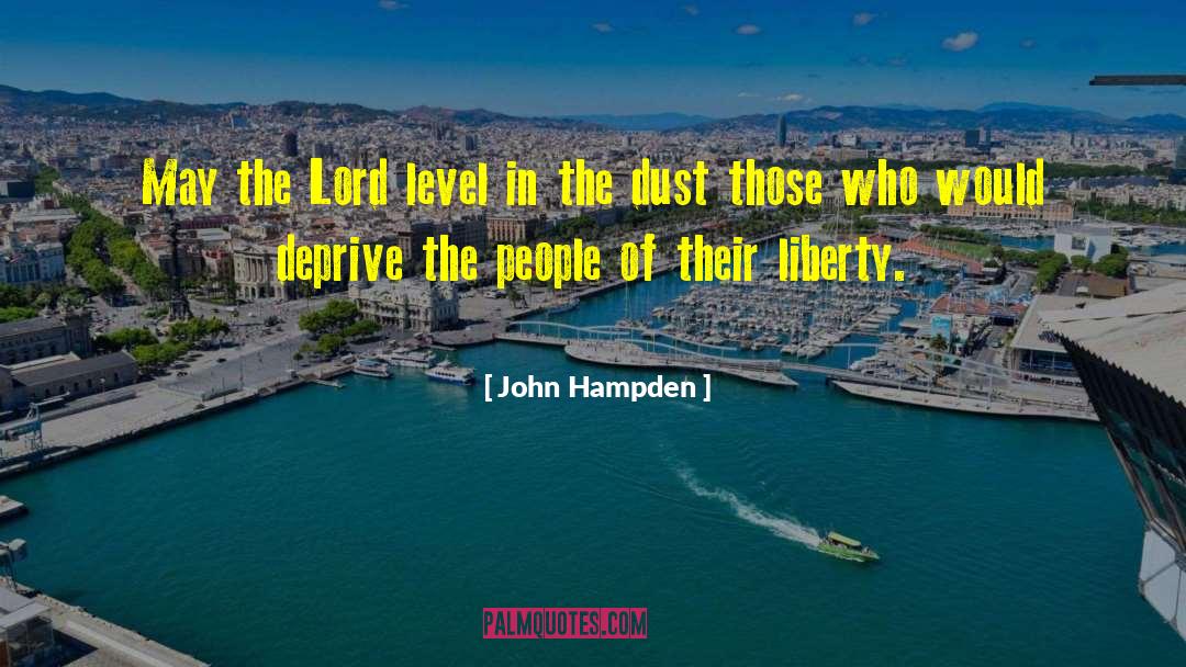 Leading People quotes by John Hampden