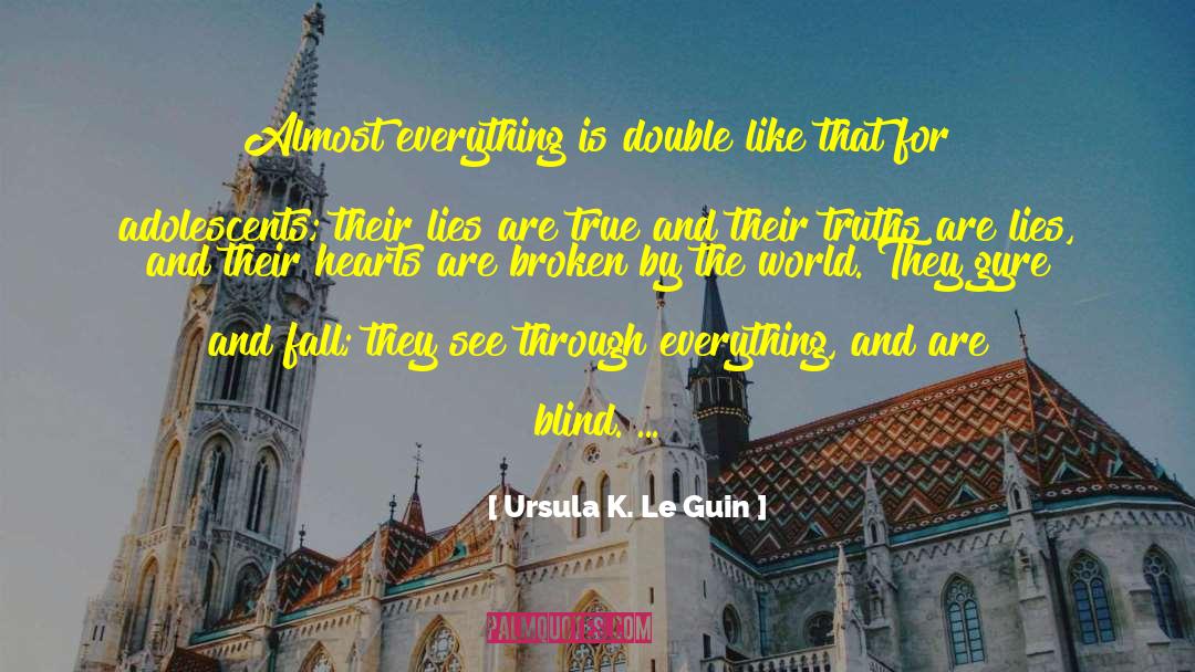 Leading The Blind quotes by Ursula K. Le Guin