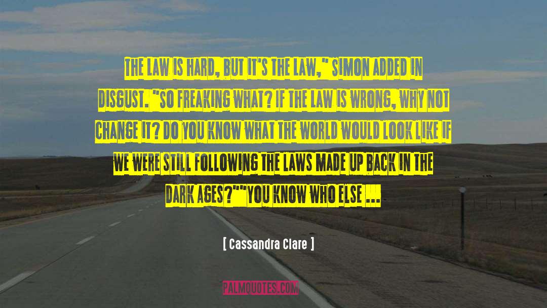 Leading Vs Following quotes by Cassandra Clare
