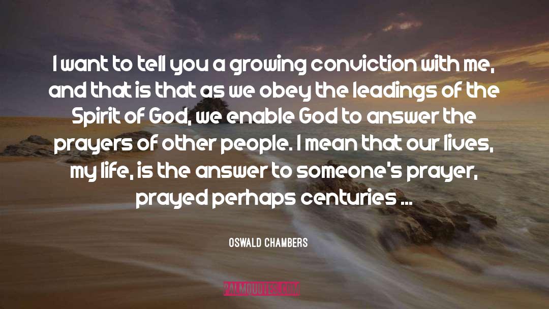 Leadings quotes by Oswald Chambers