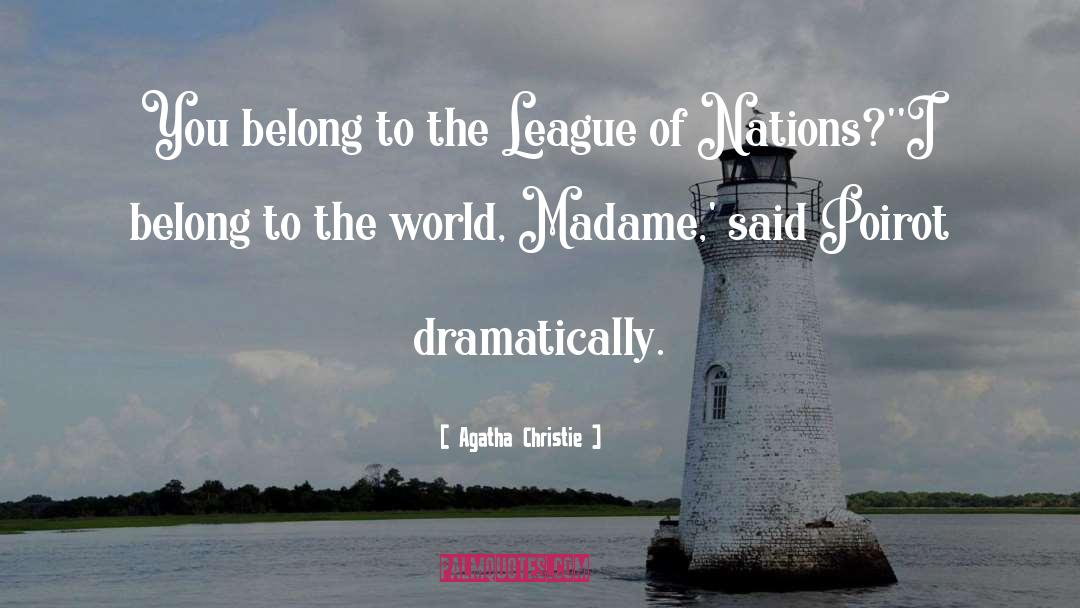 League Of Nations quotes by Agatha Christie